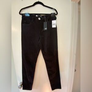 New with tags KUTfrom Kloth black corduroy slim pants. Style is Dianna